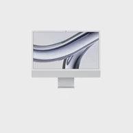 APPLE AiO računalo iMac 24" / Apple M3, 24", 4480 x 2520, 8 GB, 256 GB SSD, MacOS, srebrna (obnovljen)